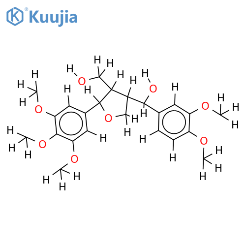 (7R,8S,7'S,8"R)-(3,4,5,3',4')-pentamethoxy-9,7'-dihydroxy-8,8',7.O.9'-lignan structure