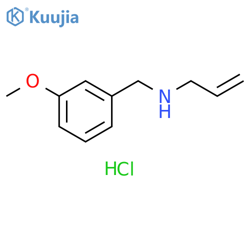 N-(3-methoxybenzyl)-2-propen-1-amine hydrochloride structure