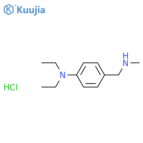 N,N-Diethyl-4-[(methylamino)methyl]aniline hydrochloride structure