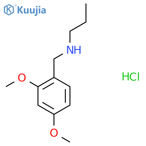 [(2,4-Dimethoxyphenyl)methyl](propyl)amine hydrochloride structure