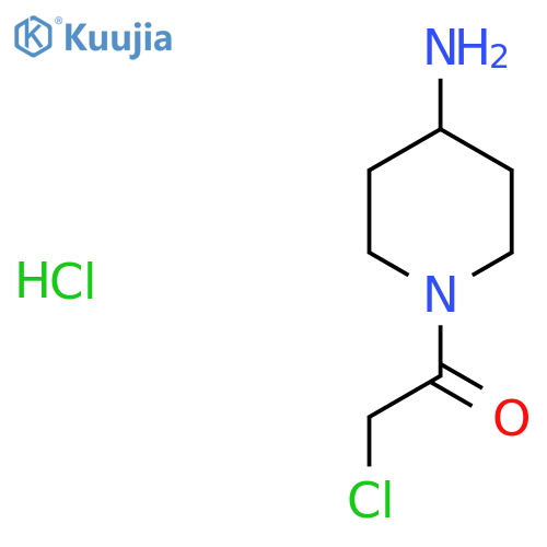 1-(Chloroacetyl)piperidin-4-amine hydrochloride structure