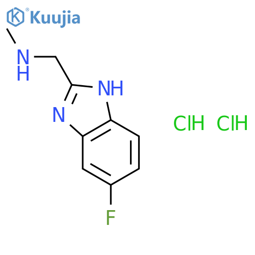 N-(5-Fluoro-1H-benzimidazol-2-yl)methyl-N-methylamine Dihydrochloride structure