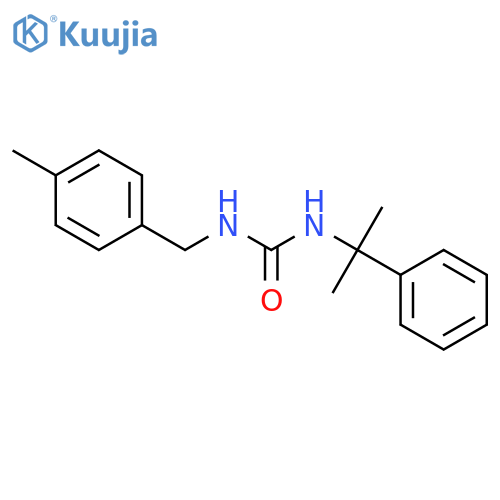 UREA, N-(1-METHYL-1-PHENYLETHYL)-N'-[(4-METHYLPHENYL)METHYL]- structure