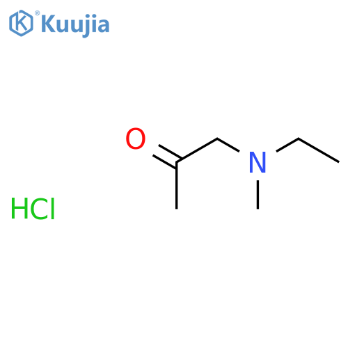 1-Ethyl(methyl)aminoacetone Hydrochloride structure