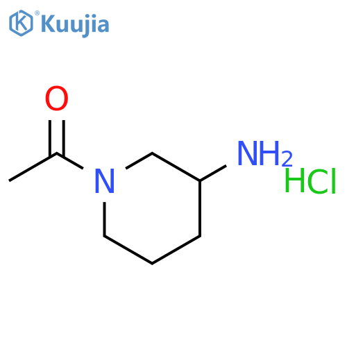 1-acetyl-3-piperidinamine hydrochloride structure