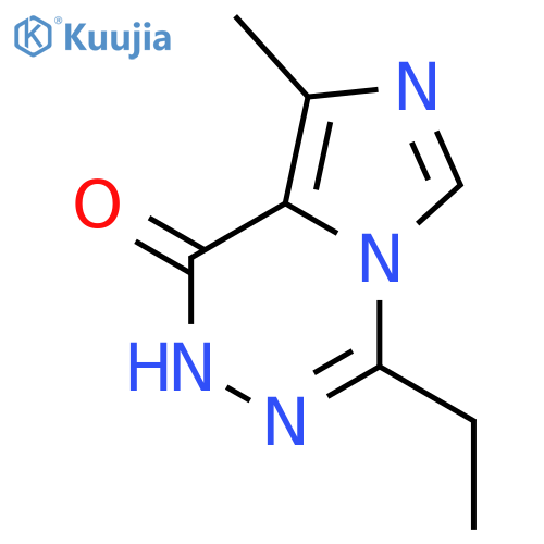 Imidazo[1,5-d][1,2,4]triazin-1(2H)-one, 4-ethyl-8-methyl- structure