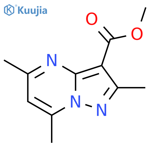 Methyl 2,5,7-Trimethylpyrazolo1,5-apyrimidine-3-carboxylate structure