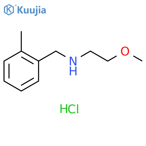 (2-methoxyethyl)(2-methylbenzyl)amine hydrochloride structure