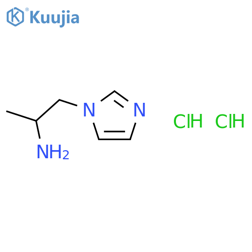 2-Imidazol-1-yl-1-methyl-ethylamine Dihydrochloride structure