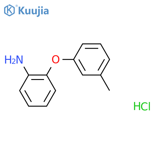 2-(3-methylphenoxy)aniline hydrochloride structure