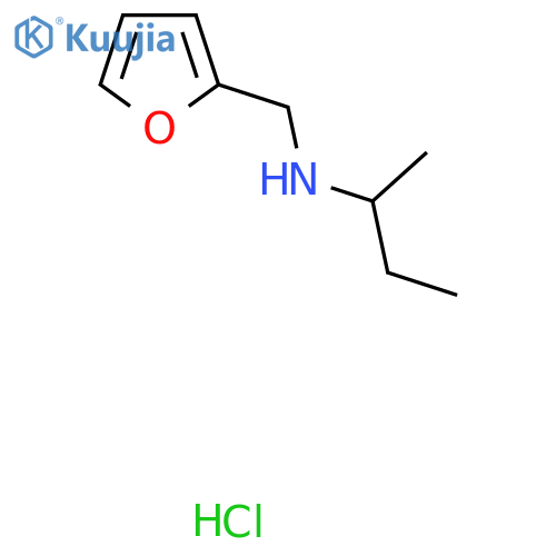 (Butan-2-yl)(furan-2-ylmethyl)amine hydrochloride structure