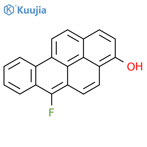 Benzo[a]pyren-3-ol, 6-fluoro- structure