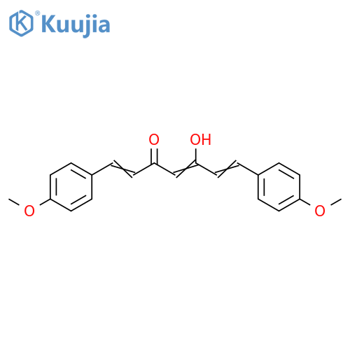 1,4,6-Heptatrien-3-one, 5-hydroxy-1,7-bis(4-methoxyphenyl)- structure