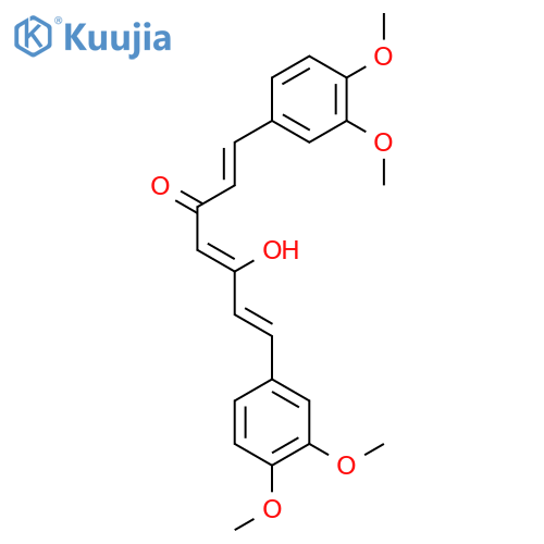 1,4,6-Heptatrien-3-one, 1,7-bis(3,4-dimethoxyphenyl)-5-hydroxy- structure