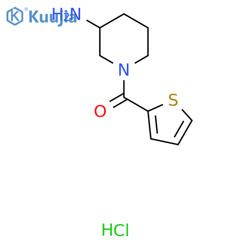 1-(2-Thienylcarbonyl)-3-piperidinamine hydrochloride structure