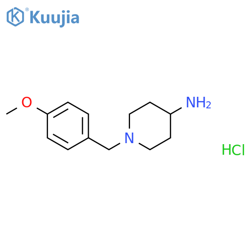 1-(4-Methoxybenzyl)piperidin-4-amine hydrochloride structure