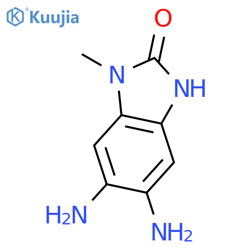 2H-Benzimidazol-2-one,5,6-diamino-1,3-dihydro-1-methyl- structure