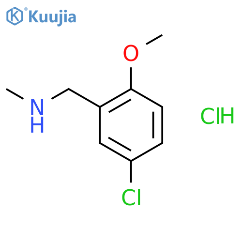 (5-Chloro-2-methoxyphenyl)methyl(methyl)amine Hydrochloride structure