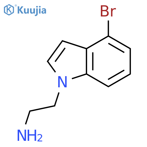 2-(4-BROMO-1H-INDOL-1-YL)ETHAN-1-AMINE structure