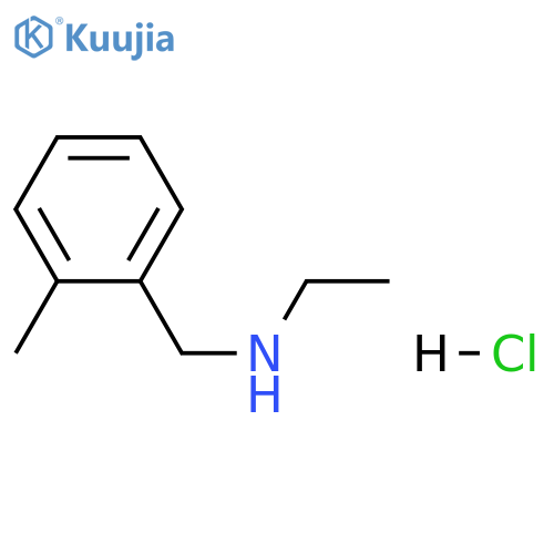 N-(2-methylbenzyl)ethanamine hydrochloride structure