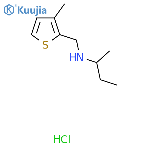 (Butan-2-yl)(3-methylthiophen-2-yl)methylamine Hydrochloride structure