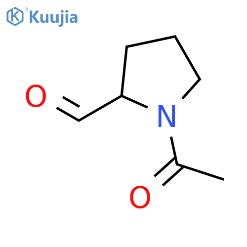2-Pyrrolidinecarboxaldehyde,1-acetyl- structure