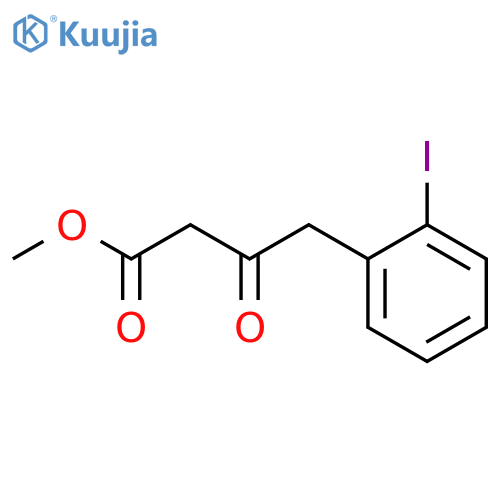 4-(2-IODO-PHENYL)-3-OXO-BUTYRIC ACID METHYL ESTER structure