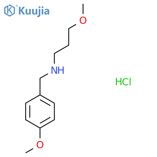 (4-Methoxybenzyl)(3-methoxypropyl)amine hydrochloride structure