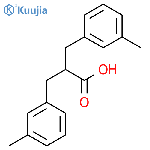 2-(3-Methylbenzyl)-3-(m-tolyl)propanoic acid structure