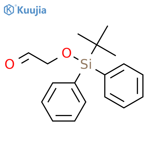 Acetaldehyde, [[(1,1-dimethylethyl)diphenylsilyl]oxy]- structure