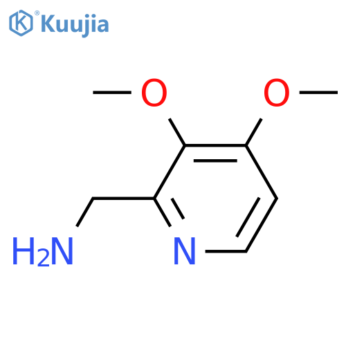 (3,4-dimethoxypyridin-2-yl)methanamine structure