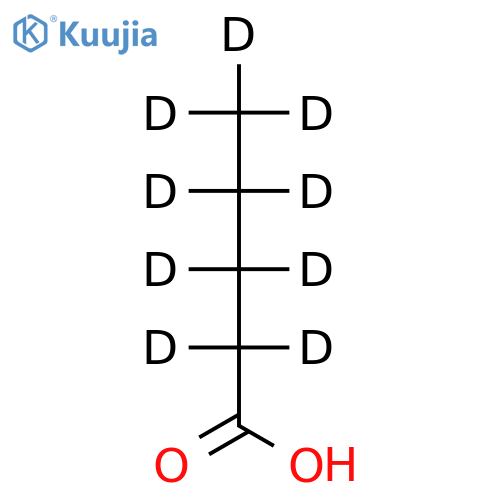 Pentanoic acid-d structure
