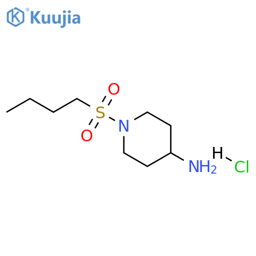 1-(butylsulfonyl)piperidin-4-amine hydrochloride structure