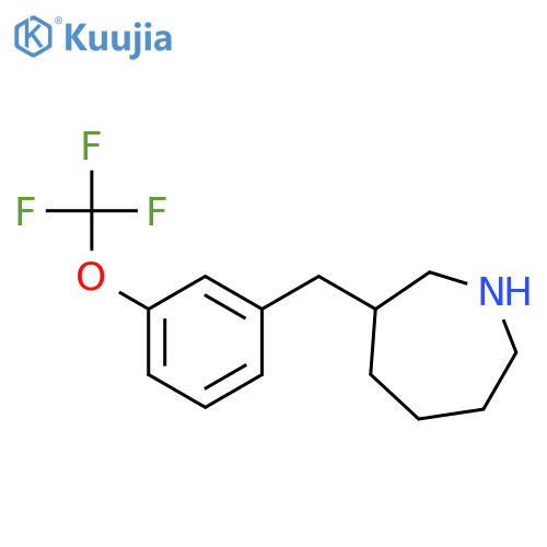 Hexahydro-3-3-(trifluoromethoxy)phenylmethyl-1H-azepine structure