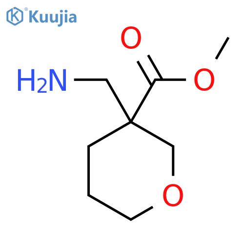 methyl 3-(aminomethyl)oxane-3-carboxylate structure