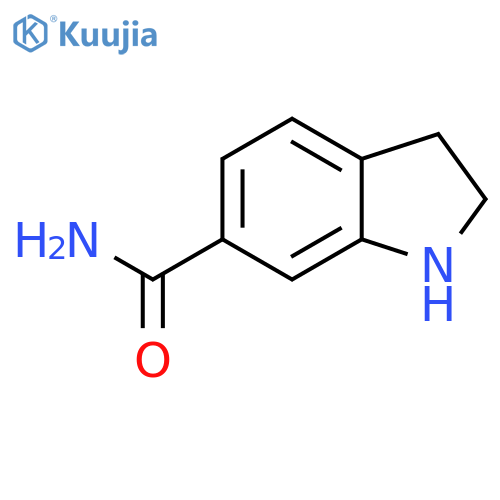 2,3-Dihydro-1H-indole-6-carboxamide structure