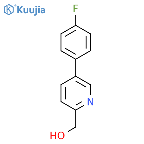 2-Pyridinemethanol, 5-(4-fluorophenyl)- structure
