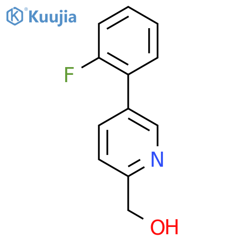 5-(2-Fluorophenyl)pyridine-2-methanol structure