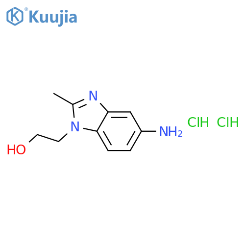 2-(5-Amino-2-methyl-benzoimidazol-1-yl)-ethanoldihydrochloride structure