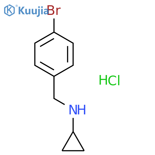N-(4-Bromobenzyl)cyclopropanamine Hydrochloride structure