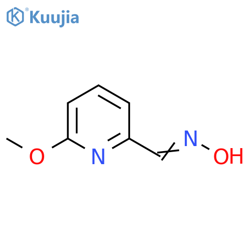 2-Pyridinecarboxaldehyde, 6-methoxy-, oxime structure