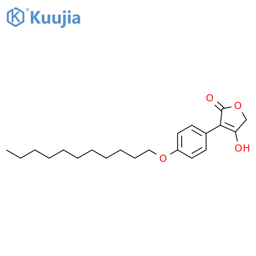 2(5H)-Furanone, 4-hydroxy-3-[4-(undecyloxy)phenyl]- structure