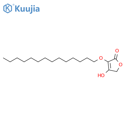 2(5H)-FURANONE, 4-HYDROXY-3-(TETRADECYLOXY)- structure