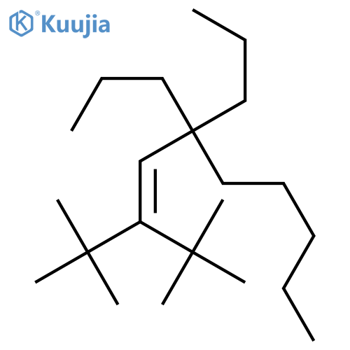 3-Decene, 3-(1,1-dimethylethyl)-2,2-dimethyl-5,5-dipropyl- structure