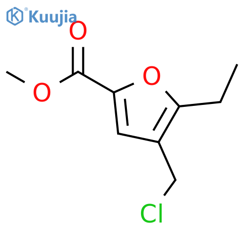 Methyl 4-(Chloromethyl)-5-ethylfuran-2-carboxylate structure