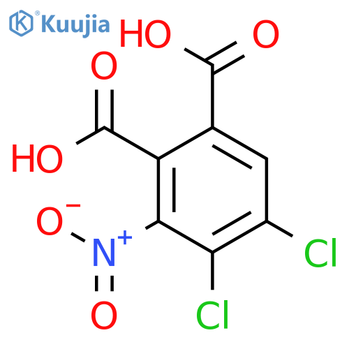 1,2-Benzenedicarboxylic acid, 4,5-dichloro-3-nitro- structure