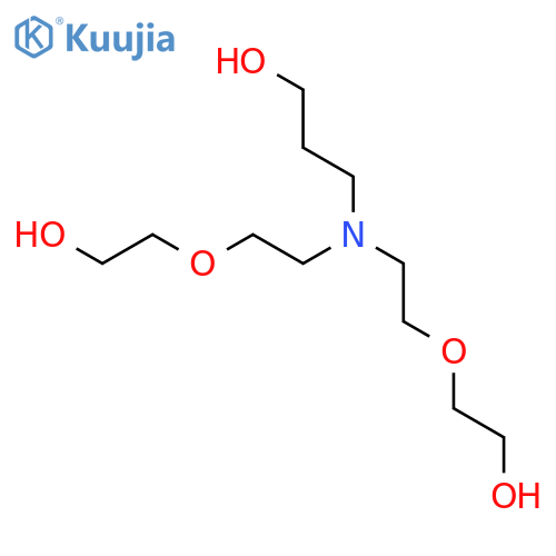 1-Propanol, 3-[bis[2-(2-hydroxyethoxy)ethyl]amino]- structure