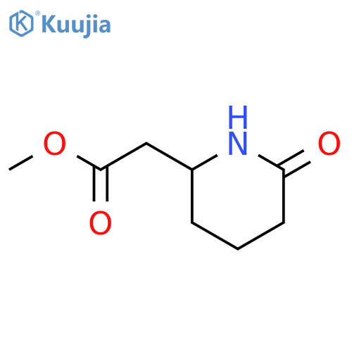 6-oxo-2-Piperidineacetic acid methyl ester structure