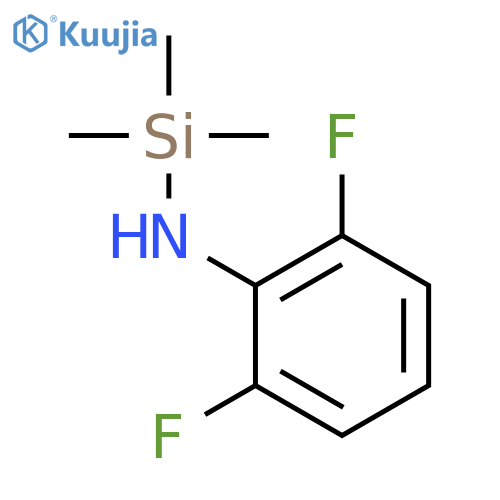 Silanamine, N-(2,6-difluorophenyl)-1,1,1-trimethyl- structure