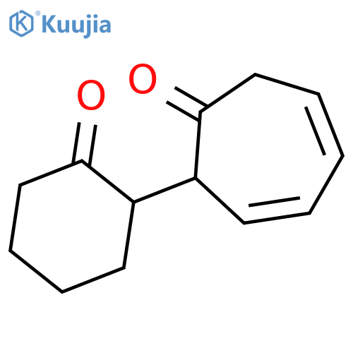 3,5-Cycloheptadien-1-one, 2-(2-oxocyclohexyl)- structure